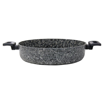Gray Granite Marble Finish Casserole Pot(12.5