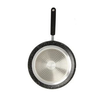 Black marble finish 2-piece tortilla frying pan (9.5