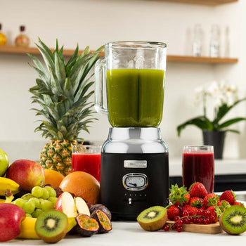 Retro Series Table Blender - Black