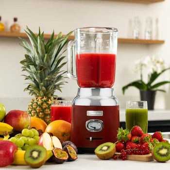 Retro Series Table Blender - Red