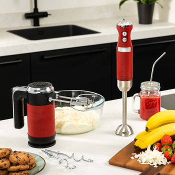 Retro Series Hand Mixer - Red
