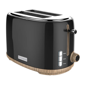Wooden Series 2 Slice Toaster - Black