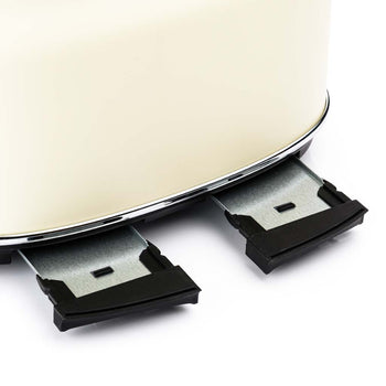 Retro Series 4 Slice Toaster - White