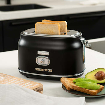 Retro Series 2 Slice Toaster - Black