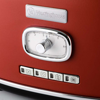 Retro Series 2 Slice Toaster - Red