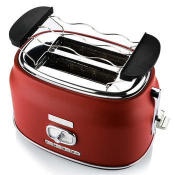 Retro Series 2 Slice Toaster - Red