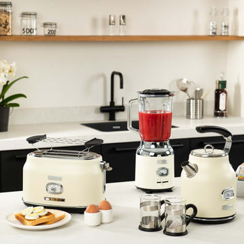 Retro Series 2 Slice Toaster - White