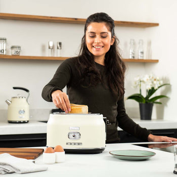 Retro Series 2 Slice Toaster - White