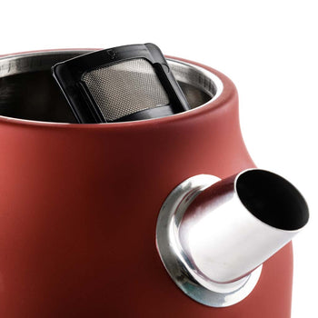 1.7L Retro Series Electric Kettle - Red