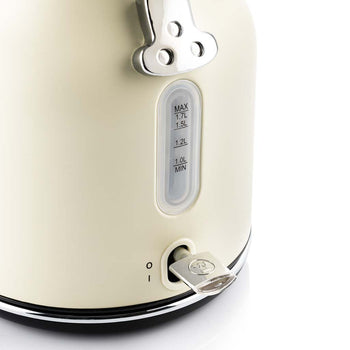 1.7L Retro Series Electric Kettle - White