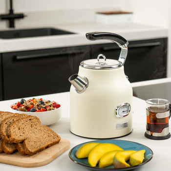 1.7L Retro Series Electric Kettle - White